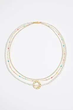Online BIMBA Y LOLA Collar Logo Cristales Multicolor