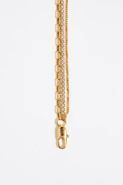 Fashion BIMBA Y LOLA Collar Multicadenas Cristales Y Piedras Multicolores