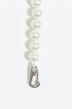 Cheap BIMBA Y LOLA Collar Perlas Y Corazon Glitter Rosa