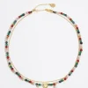 Online BIMBA Y LOLA Collar Piedras Multicolores Y Corazon