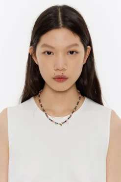 Online BIMBA Y LOLA Collar Piedras Multicolores Y Corazon