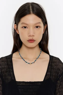 Shop BIMBA Y LOLA Collar Piedras Multicolores Y Corazon