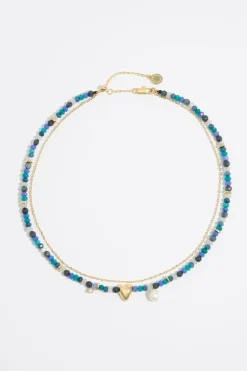 Clearance BIMBA Y LOLA Collar Piedras Multicolores Y Corazon