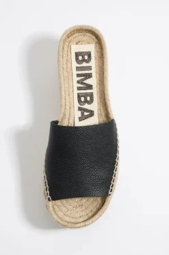 Clearance BIMBA Y LOLA Cuna Alta Yute Piel Negra