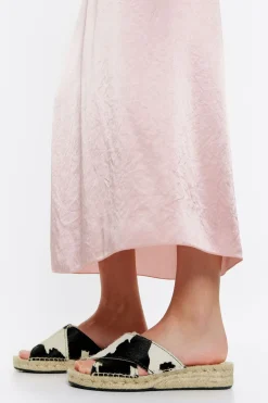 Store BIMBA Y LOLA Cuna Yute Piel Print Vaca Blanca