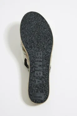 Store BIMBA Y LOLA Cuna Yute Piel Print Vaca Blanca