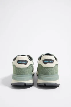 Shop BIMBA Y LOLA Deportiva Jogger Serraje Verde