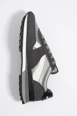 New BIMBA Y LOLA Deportiva Tecnica Plata Oscuro