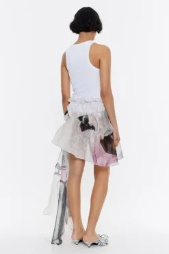 Sale BIMBA Y LOLA Falda Mini Fruncida Perfume Xl Verde