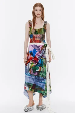 Shop BIMBA Y LOLA Falda Pareo Midi Parque Full