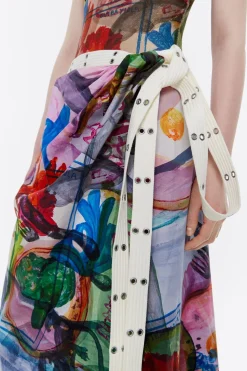 Shop BIMBA Y LOLA Falda Pareo Midi Parque Full