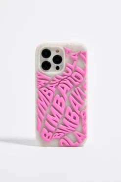 Discount BIMBA Y LOLA Funda Iphone 14 Pro Max Silicona Logo Rosa