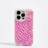 Clearance BIMBA Y LOLA Funda Iphone 14 Pro Silicona Logo Rosa