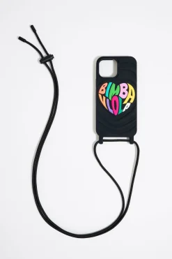 Outlet BIMBA Y LOLA Funda Iphone 13 Pro Silicona Negra
