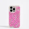 Sale BIMBA Y LOLA Funda Iphone 15 Pro Silicona Rosa