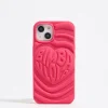 New BIMBA Y LOLA Funda Iphone 15 Silicona Fresa