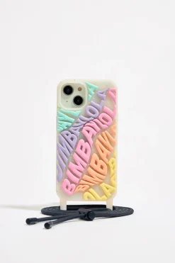 Store BIMBA Y LOLA Funda Iphone 13 Silicona Logo Multicolor