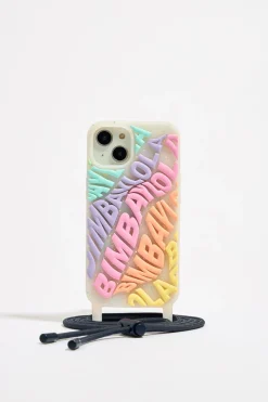 Outlet BIMBA Y LOLA Funda Iphone 14 Silicona Logo Multicolor