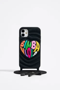 Shop BIMBA Y LOLA Funda Iphone 11 Silicona Negra