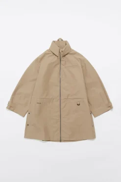 Cheap BIMBA Y LOLA Gabardina Linea A Midi Caqui