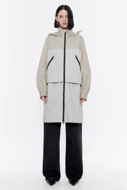 Best Sale BIMBA Y LOLA Gabardina Recta Bicolor