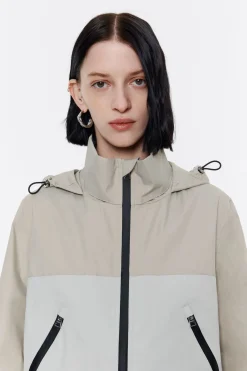 Best Sale BIMBA Y LOLA Gabardina Recta Bicolor