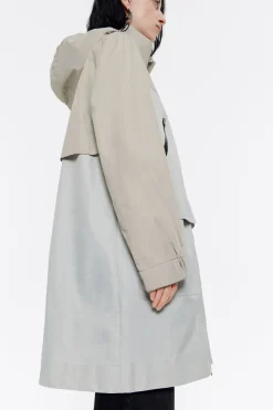 Best Sale BIMBA Y LOLA Gabardina Recta Bicolor