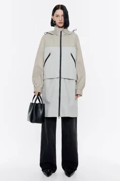 Best Sale BIMBA Y LOLA Gabardina Recta Bicolor