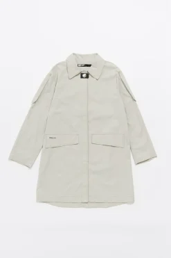 Sale BIMBA Y LOLA Gabardina Recta Midi Piedra