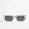 Cheap BIMBA Y LOLA Gafas De Sol Rectangulares Crema