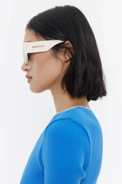 Cheap BIMBA Y LOLA Gafas De Sol Rectangulares Crema