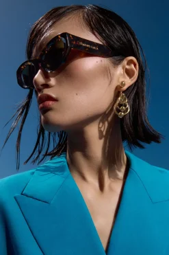 Online BIMBA Y LOLA Gafas De Sol Rectangulares Negras