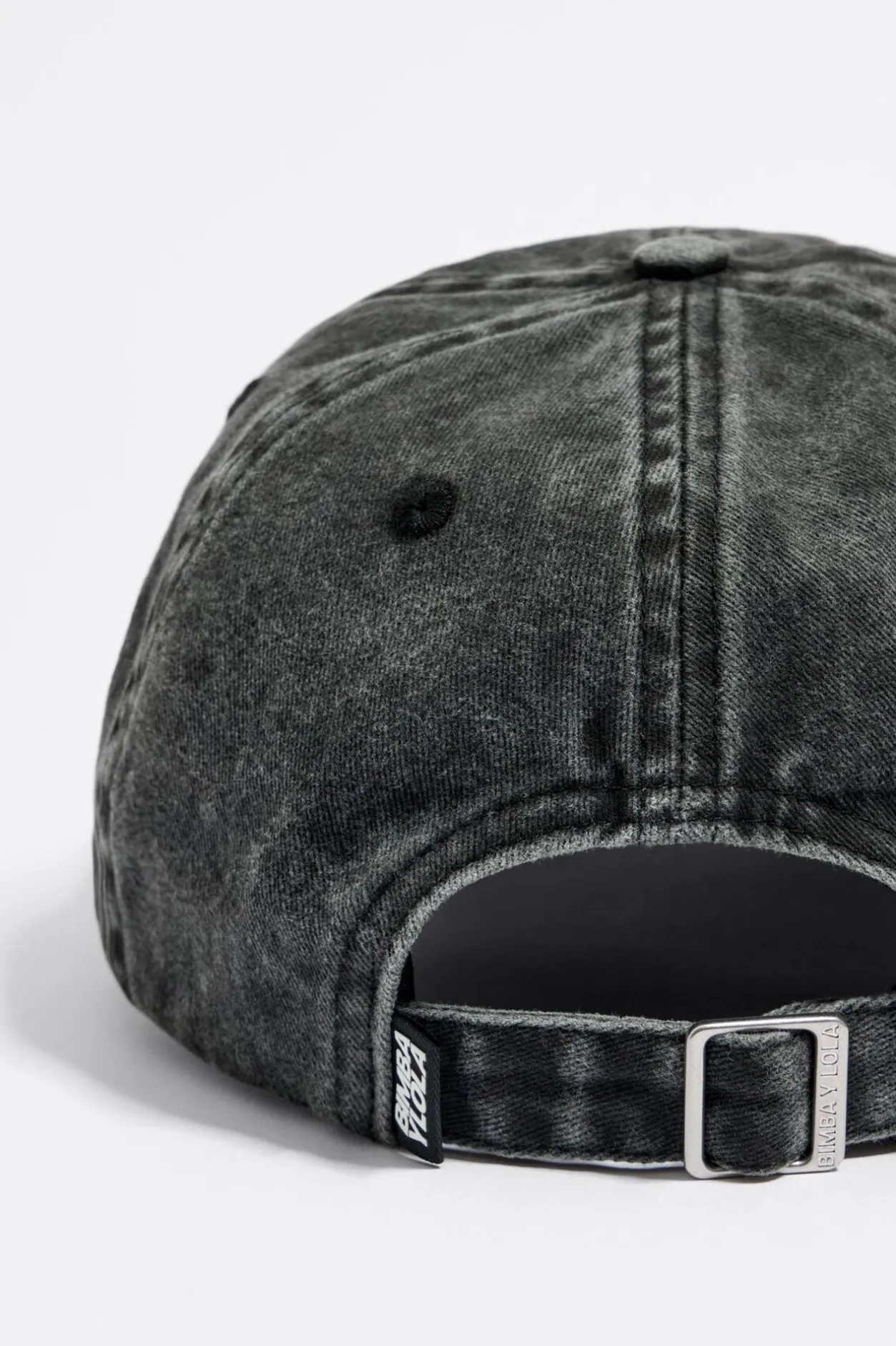 New BIMBA Y LOLA Gorra Algodon Corazon Negra