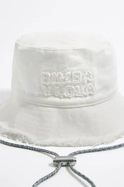 Best Sale BIMBA Y LOLA Gorro Bucket Algodon Blanco