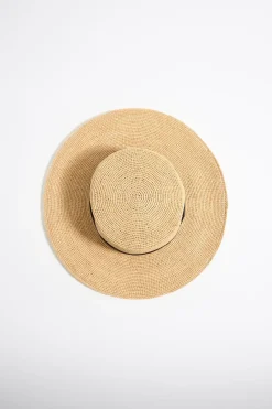 Cheap BIMBA Y LOLA Gorro Canotier Rafia Natural