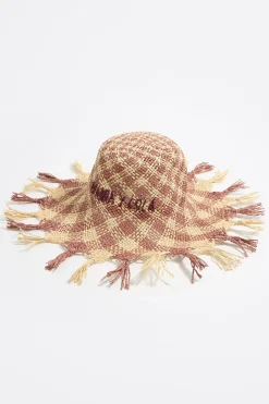 Online BIMBA Y LOLA Gorro Rafia Rosa