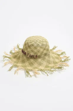 Discount BIMBA Y LOLA Gorro Rafia Verde