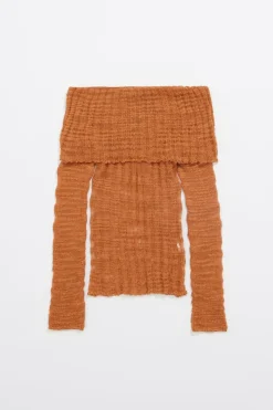 Discount BIMBA Y LOLA Jersey Hombros Descubiertos Punto Calabaza