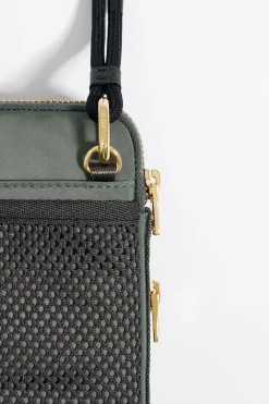 Online BIMBA Y LOLA Minibolso Rectangular Gris Verdoso