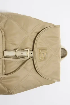 Cheap BIMBA Y LOLA Mochila Mediana Nylon Acolchada Caqui Claro