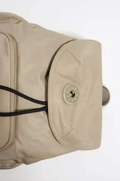 Sale BIMBA Y LOLA Mochila Mediana Nylon Caqui Claro