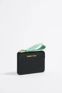 Best Sale BIMBA Y LOLA Monedero Curvo Piel Negro