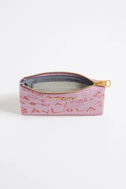 Shop BIMBA Y LOLA Monedero Grabado Cocodrilo Rosa