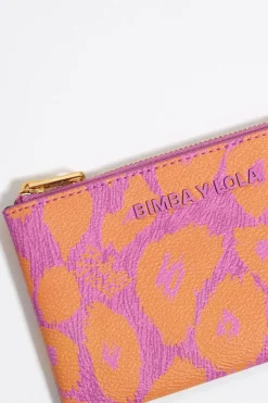 Fashion BIMBA Y LOLA Monedero Leopard Lila