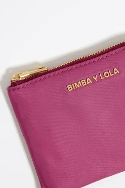 Online BIMBA Y LOLA Monedero Nylon Rosa Oscuro