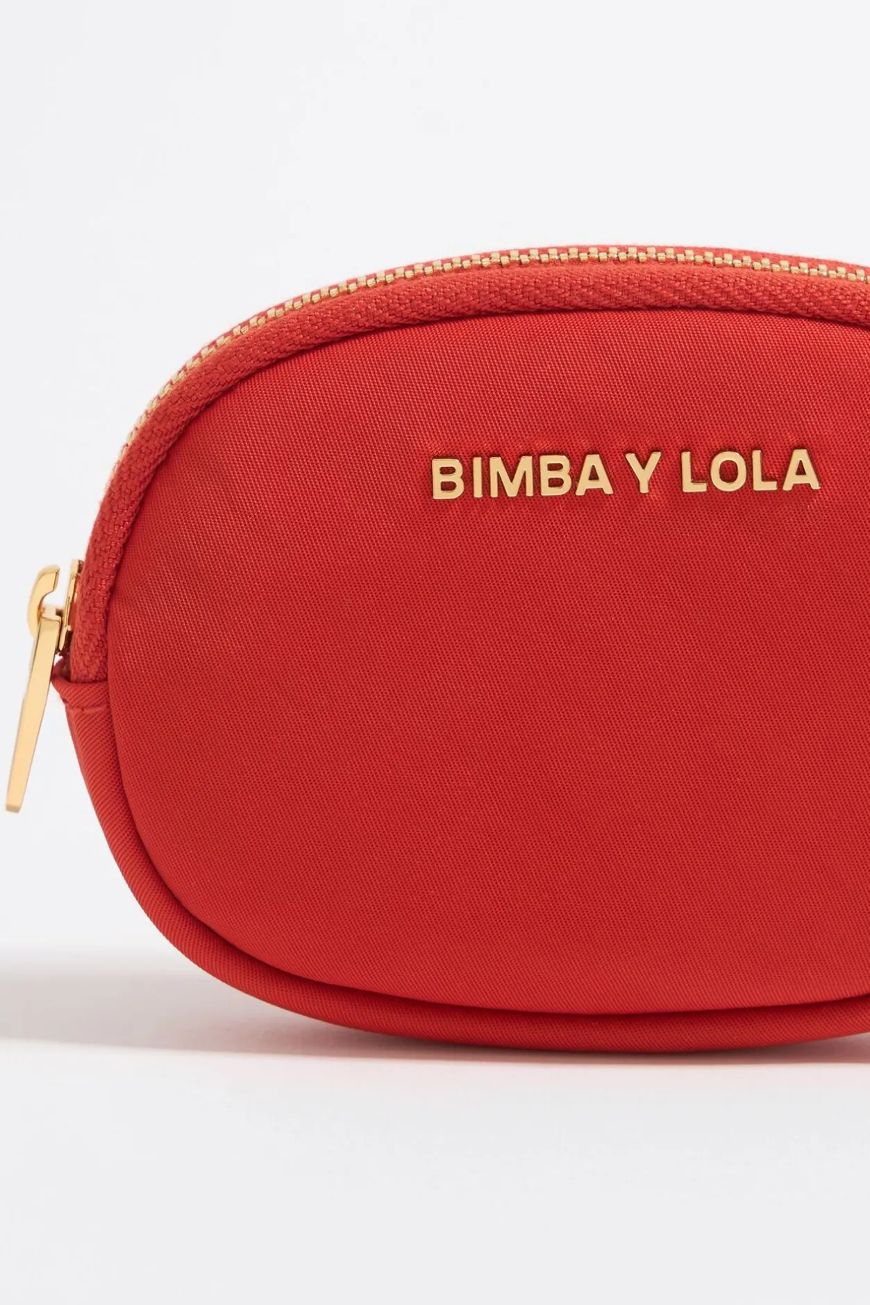 Online BIMBA Y LOLA Monedero Ovalado Nylon Coral
