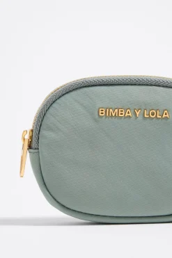 Sale BIMBA Y LOLA Monedero Ovalado Nylon Verde Agua