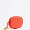 Sale BIMBA Y LOLA Monedero Ovalado Piel Coral