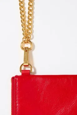 Hot BIMBA Y LOLA Monedero Piel Rojo