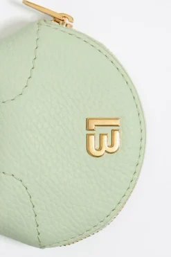 Best Sale BIMBA Y LOLA Monedero Piel Verde Pastel
